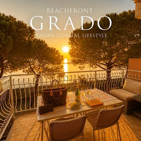 Beachfrontgrado Seaview & Parking Costa Azzurra Apartment